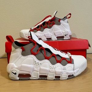 Nike Air More Money “Habanero Red”